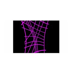 Neon Purple Abstraction Satin Wrap by Valentinaart