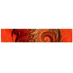 Nautilus Shell Abstract Fractal Flano Scarf (large) by designworld65