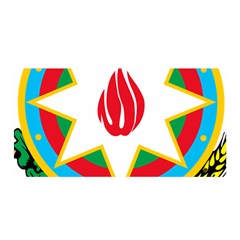 National Emblem Of Azerbaijan Satin Wrap by abbeyz71
