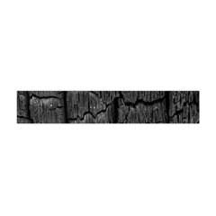 Coal Charred Tree Pore Black Flano Scarf (mini) by Amaryn4rt