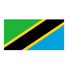 Flag Of Tanzania Satin Wrap by Amaryn4rt