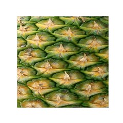 Pineapple Pattern Small Satin Scarf (square) by Nexatart