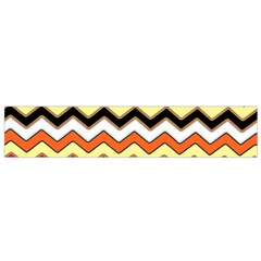 Colorful Chevron Pattern Stripes Pattern Flano Scarf (small) by Simbadda