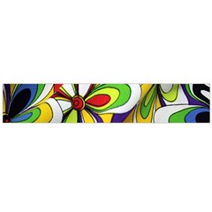 Colorful Textile Background Flano Scarf (large) by Simbadda