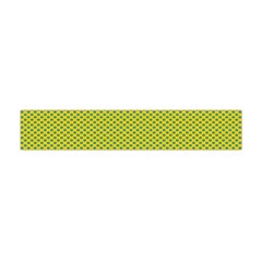 Polka Dot Green Yellow Flano Scarf (mini) by Mariart