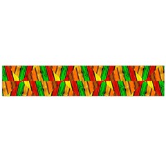 Colorful Wooden Background Pattern Flano Scarf (large) by Nexatart