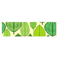 Leaves Pattern Design Satin Scarf (oblong) by TastefulDesigns