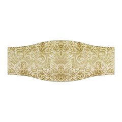 Gold Romantic Flower Pattern Stretchable Headband by Ivana