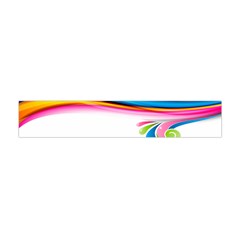 Colored Lines Rainbow Flano Scarf (mini) by Mariart