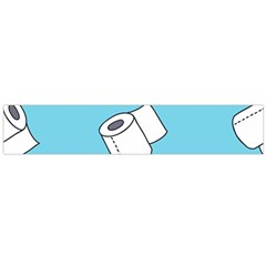 Roller Tissue White Blue Restroom Flano Scarf (large) by Mariart