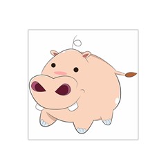 Happy Cartoon Baby Hippo Satin Bandana Scarf by Catifornia