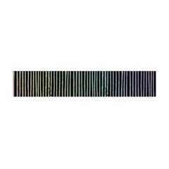 Stylish Rainbow Strips Flano Scarf (mini) by gatterwe