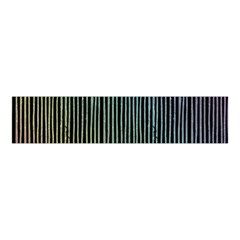 Stylish Rainbow Strips Velvet Scrunchie by gatterwe