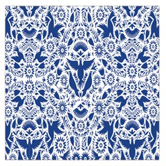 Birds Fish Flowers Floral Star Blue White Sexy Animals Beauty Large Satin Scarf (square) by Mariart