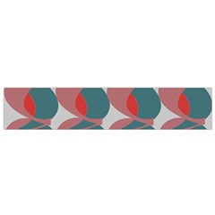 Pink Red Grey Three Art Flano Scarf (small) by Mariart