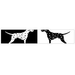 Dalmatian Dog Flano Scarf (large) by Valentinaart