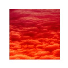 Red Cloud Small Satin Scarf (square) by Celenk
