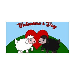 Valentines Day - Sheep  Yoga Headband by Valentinaart