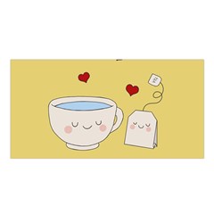 Cute Tea Satin Shawl by Valentinaart