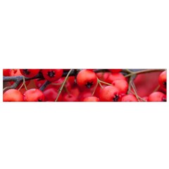 Red Berries 1 Small Flano Scarf by trendistuff