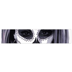 Day Of The Dead Small Flano Scarf by StarvingArtisan