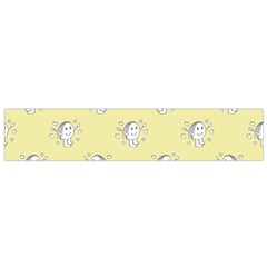 Cute Kids Drawing Motif Pattern Small Flano Scarf by dflcprints