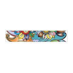 Anthropomorphic Flower Floral Plant Flano Scarf (mini) by Simbadda