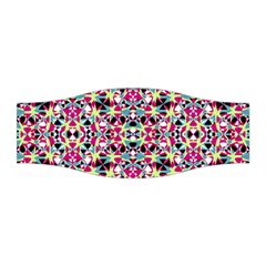 Multicolored Abstract Geometric Pattern Stretchable Headband by dflcprints