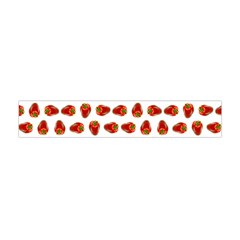 Red Peppers Pattern Flano Scarf (mini) by SuperPatterns