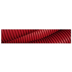 Tube Plastic Red Rip Small Flano Scarf by Celenk