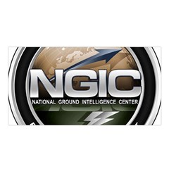 Seal Of National Ground Intelligence Center Satin Shawl by abbeyz71