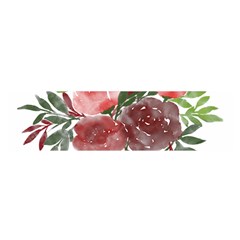Watercolour Flowers Roses Watercolor Satin Scarf (oblong) by Pakrebo