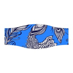 Peacock Bird Feathers Seamless Background Pattern Stretchable Headband by Vaneshart