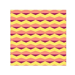 Background Colorful Chevron Small Satin Scarf (square) by HermanTelo