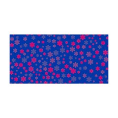 Bisexual Pride Tiny Scattered Flowers Pattern Yoga Headband by VernenInk
