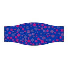 Bisexual Pride Tiny Scattered Flowers Pattern Stretchable Headband by VernenInk