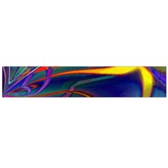 Colorful Rainbow Modern Paint Pattern 13 Large Flano Scarf 