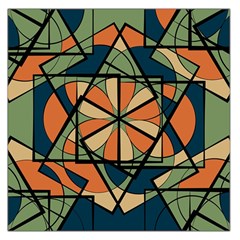 Abstract Pattern Geometric Backgrounds   Large Satin Scarf (square) by Eskimos