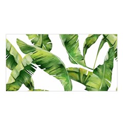 Sheets Tropical Plant Palm Summer Exotic Satin Shawl 45  X 80  by artworkshop