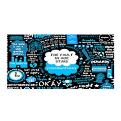 The Fault In Our Stars Collage Satin Wrap 35  X 70 