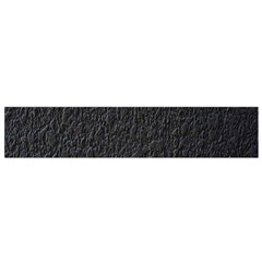 Black Wall Texture Small Premium Plush Fleece Scarf