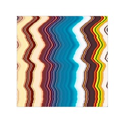 Line Vertical Lines Color Lines Square Satin Scarf (30  X 30 ) by Bangk1t