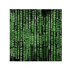Matrix Technology Tech Data Digital Network Square Satin Scarf (30  X 30 ) by Pakjumat