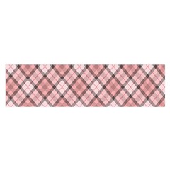 Pink Burberry, Abstract Oblong Satin Scarf (16  X 60 )